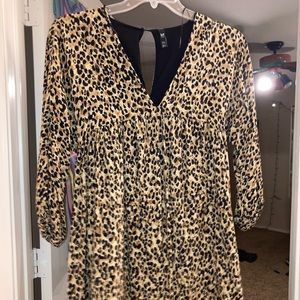 Animal print dress